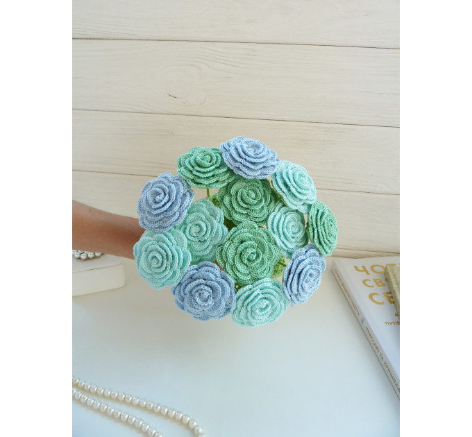 Crochet Rose Bouquet Pattern