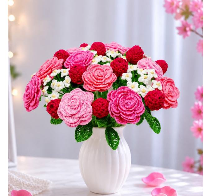 Crochet Flower Bouquet Pattern