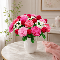 Crochet Flower Bouquet Pattern PDF