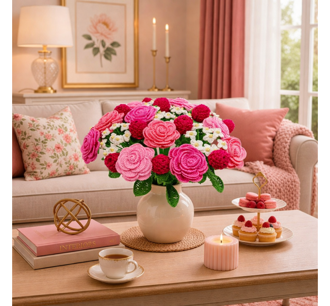 Crochet Flower Bouquet Pattern