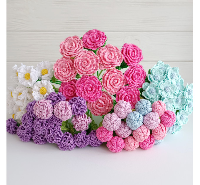 Crochet Flower Bouquet Pattern