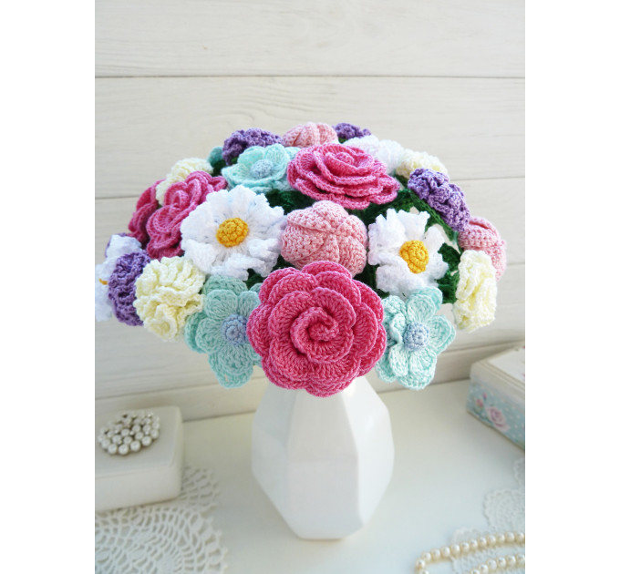 Crochet Flower Bouquet Pattern
