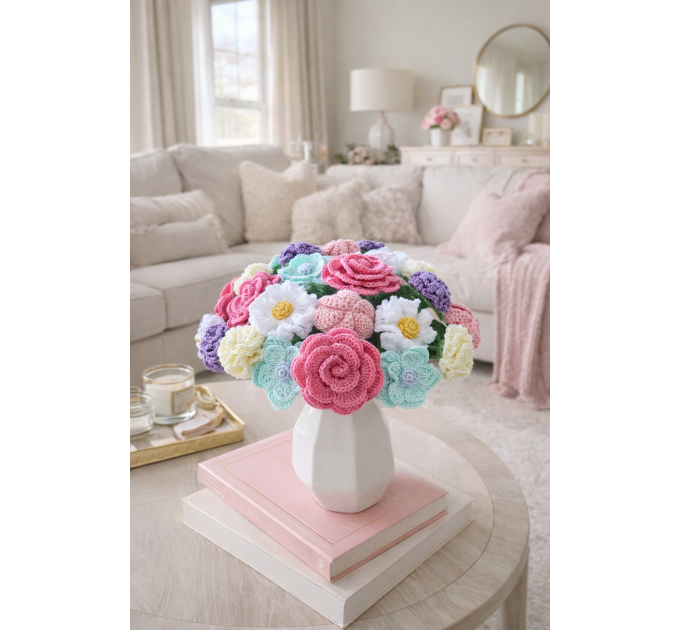 Crochet Flower Bouquet Pattern