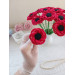 Crochet Poppy Bouquet Pattern