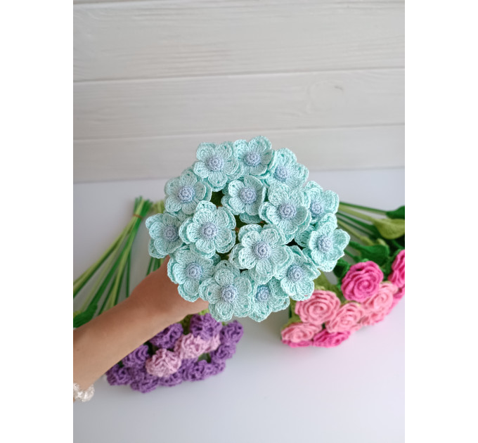 Crochet Hydrangea Bouquet Pattern