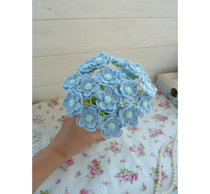 Crochet Hydrangea Bouquet Pattern