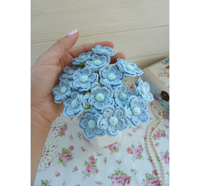 Crochet Hydrangea Bouquet Pattern