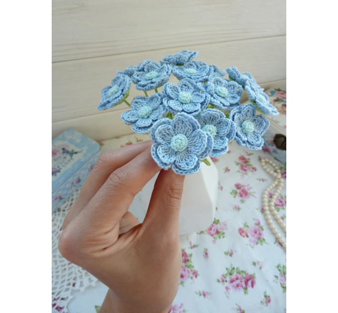 Crochet Hydrangea Bouquet Pattern