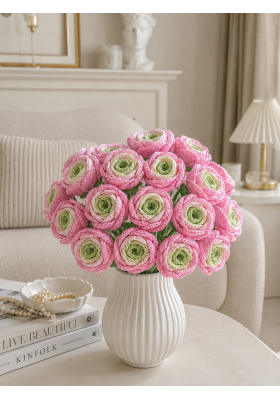 Crochet Ranunculus Bouquet Pattern PDF
