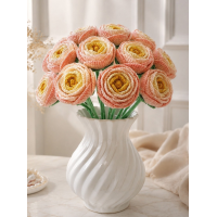 Crochet Ranunculus Bouquet Pattern PDF