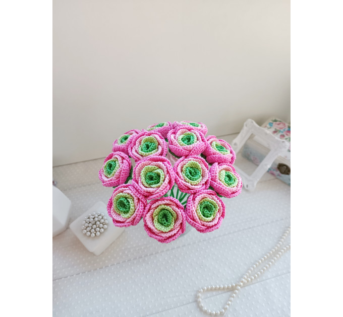 Crochet Ranunculus Bouquet Pattern