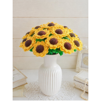 Crochet Sunflower Bouquet Pattern PDF