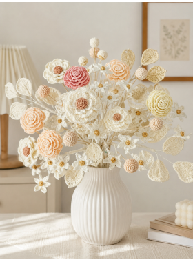 Crochet Wedding Bouquet Pattern PDF