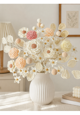 Crochet Wedding Bouquet Pattern PDF