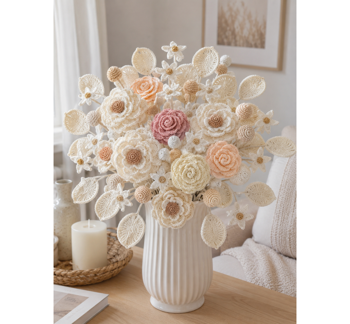 Crochet Wedding Bouquet Pattern