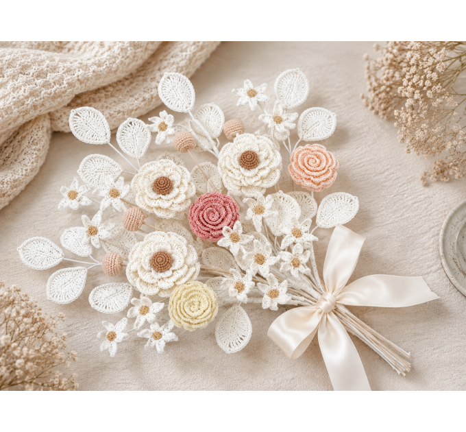 Crochet Wedding Bouquet Pattern