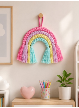 Rainbow Wall Hanging Pattern PDF • Fiber Rainbow Tutorial Rainbow Wall Hanging Pattern PDF • Fiber Rainbow Tutorial