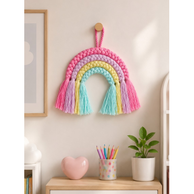 Rainbow Wall Hanging Pattern PDF • Fiber Rainbow Tutorial