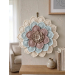 Crochet Flower Wall Hanging Pattern PDF
