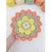 Crochet Flower Wall Hanging Pattern PDF