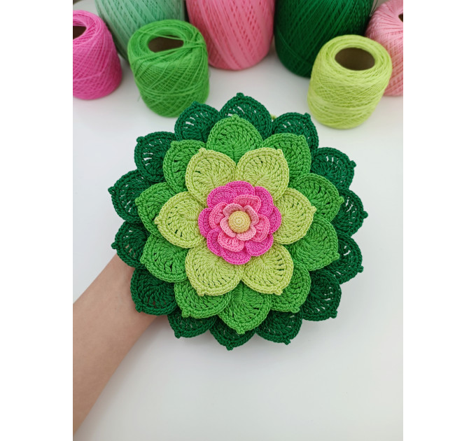 Crochet Flower Wall Hanging Pattern PDF