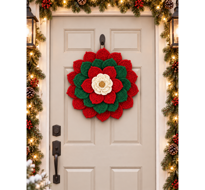 Crochet Flower Wall Hanging Pattern PDF