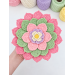 Crochet Flower Wall Hanging Pattern PDF