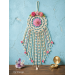 Crochet Dreamcatcher Pattern with Roses and Floral Wall Hanging Decor