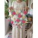Crochet Flower Wall Hanging Pattern with Roses and Floral Garland