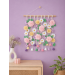 Crochet Flower Wall Hanging Pattern with Roses and Floral Garland