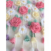 Crochet Flower Wall Hanging Pattern with Roses and Floral Garland
