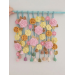 Crochet Flower Wall Hanging Pattern with Roses and Floral Garland