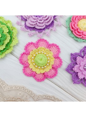 Patterns of Crochet Flowers, 10 types