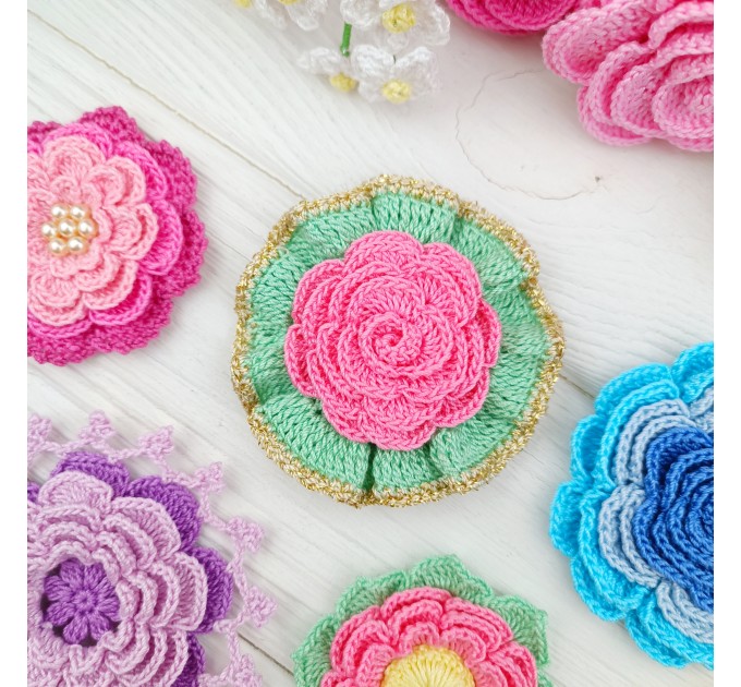 Patterns of Crochet Flowers, 10 types