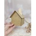 Blank MDF House for Crafting, DIY Wooden House Shape, Craft Supply, MDF House Base, For Painting, Decoupage, Scrapbooking, Home Decoration