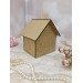 Blank MDF House for Crafting, DIY Wooden House Shape, Craft Supply, MDF House Base, For Painting, Decoupage, Scrapbooking, Home Decoration
