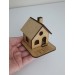 Blank MDF House for Crafting, DIY Wooden House Shape, Craft Supply, MDF House Base, For Painting, Decoupage, Scrapbooking, Home Decoration