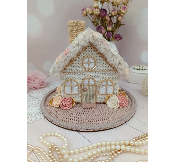 Handmade Crochet House – Shabby Chic Décor for Home and Gift