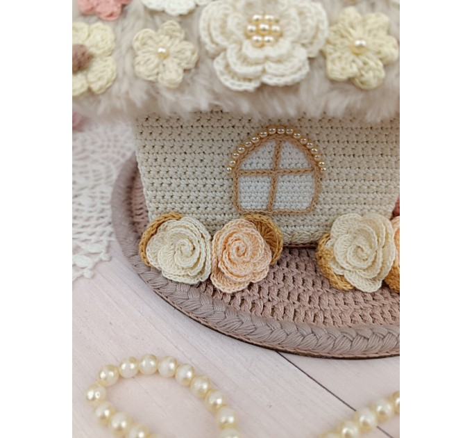Handmade Crochet House – Shabby Chic Décor for Home and Gift