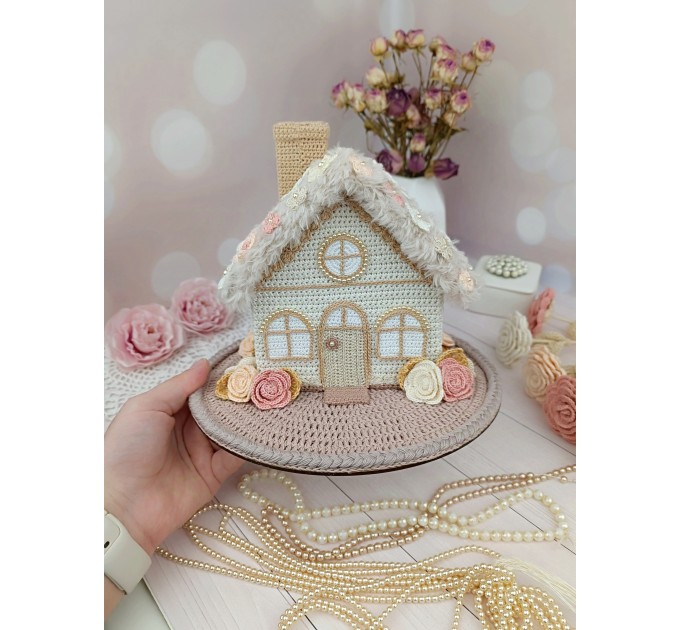 Handmade Crochet House – Shabby Chic Décor for Home and Gift