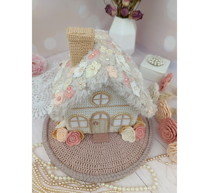 Handmade Crochet House – Shabby Chic Décor for Home and Gift
