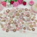 Set of small flowers for craft,100 pcs/ Sewing embellishment/ Craft DIY flowers/ Pearl flowers /Junk journal decor/ Hairband/ Scrapbooking