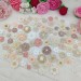 Set of small flowers for craft,80 pcs/Sewing embellishment/Craft DIY flowers/Pearl flowers /Junk journal decor/ Hairband flower Scrapbooking