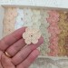 Flowers for craft,40 pcs. Flowers in neutral colors.Sewing flower embellishment.Wedding craft supplies.Applique flower.Junk Journal Flowers.