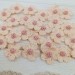 Flowers for craft, 25 pcs.Flowers in neutral colors.Sewing flower embellishment.Wedding craft supplies.Applique flower.Junk Journal Flowers.