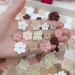 Mix crocheted flowers for craft,100 pcs/Sewing embellishment/Craft DIY flowers//Junk journal decor/Hairband flower/Scrapbooking/Applique