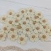 Flowers for craft, 25 pcs.Flowers in neutral colors.Sewing flower embellishment.Wedding craft supplies.Applique flower.Junk Journal Flowers.