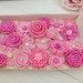 Flowers for craft, 20pcs. Flowers for decorate. Sewing flower embellishment. Junk Journal Decor. Making accessories. Doll making supplies.