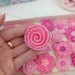 Flowers for craft, 20pcs. Flowers for decorate. Sewing flower embellishment. Junk Journal Decor. Making accessories. Doll making supplies.