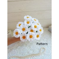 Crochet daisy. Crochet daisy.